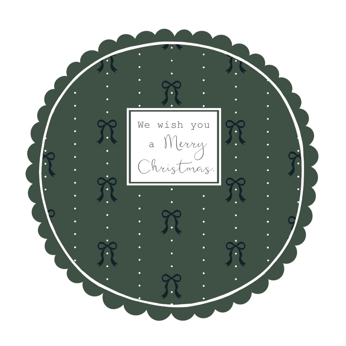 We Wish you a Merry Christmas Mini
